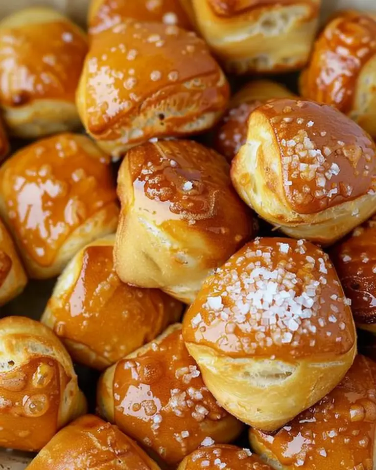homemade soft pretzel bites
