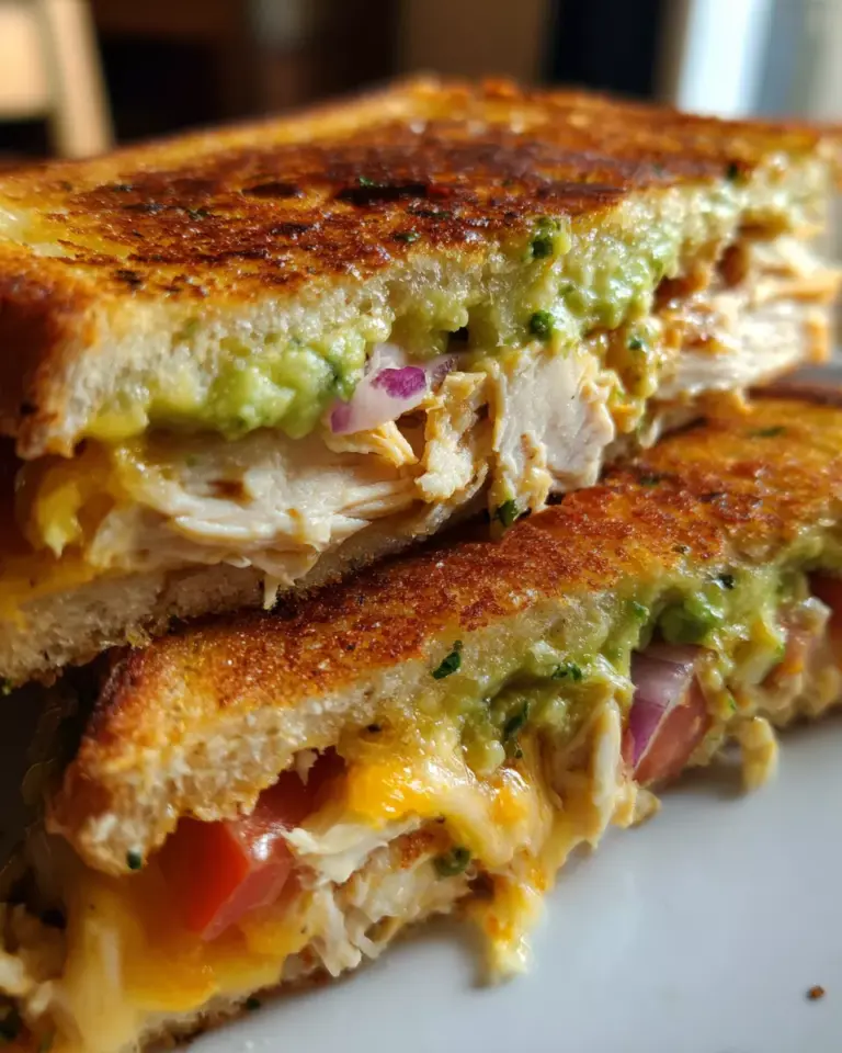 Chicken Avocado Melt Sandwich
