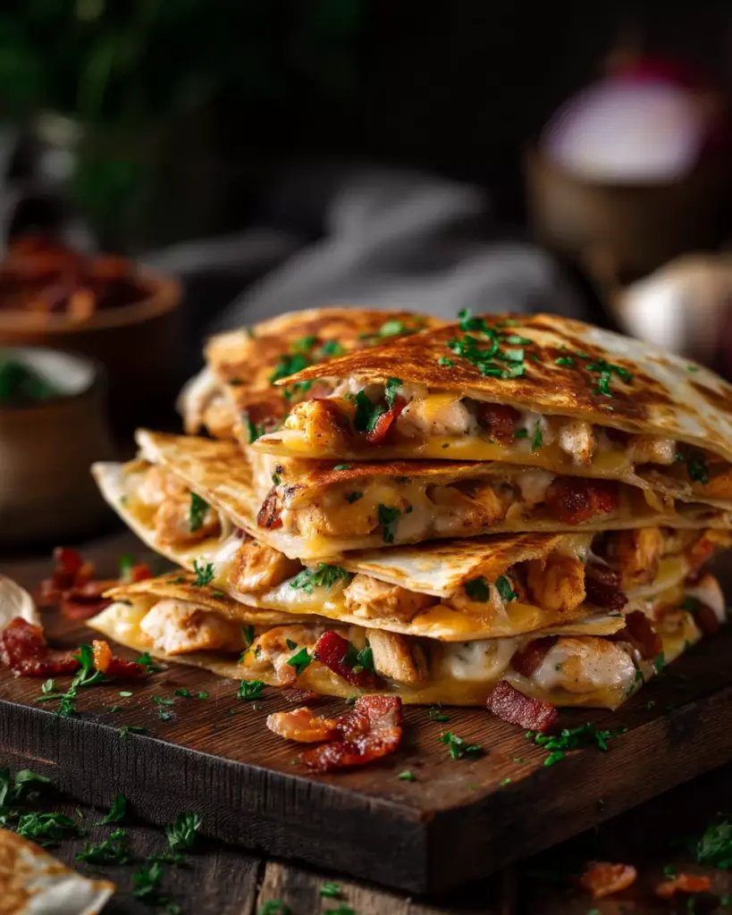 BBQ Bacon Chicken Quesadillas (25-Minutes)