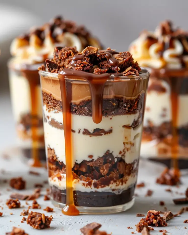 Loaded Brownie Cheesecake Cups