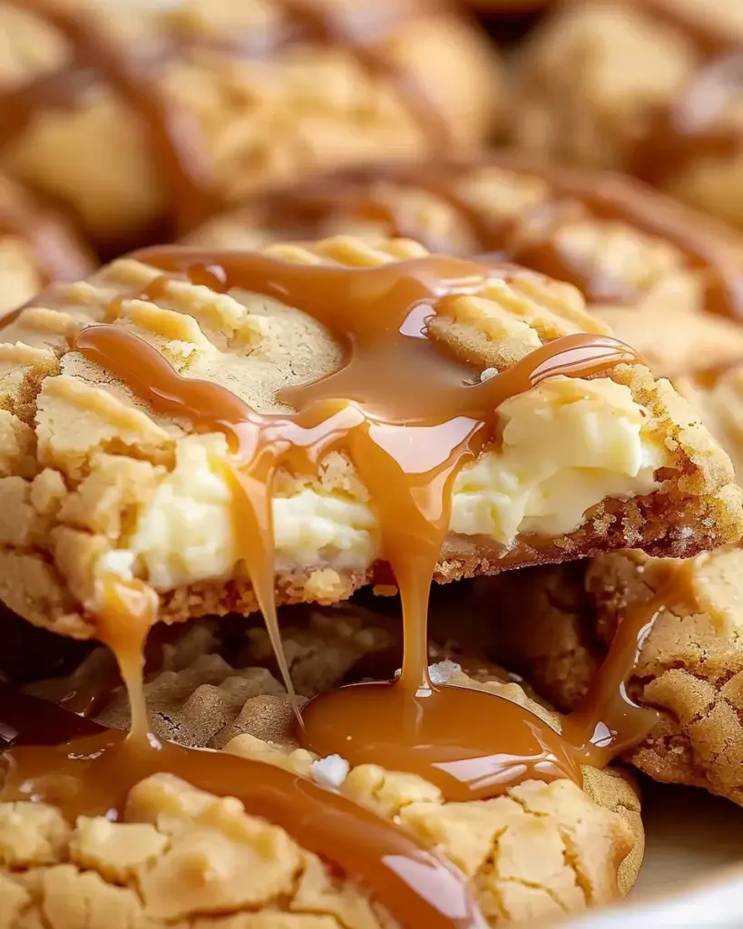 Caramel Cheesecake Cookies