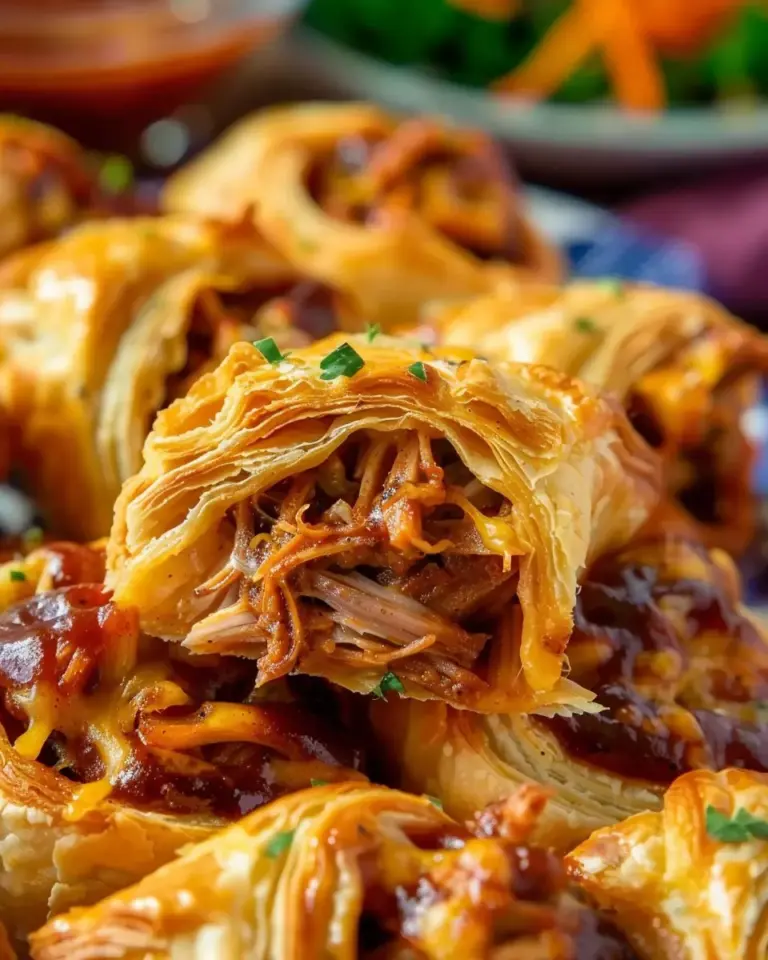 Pulled Pork Pastry Puffs