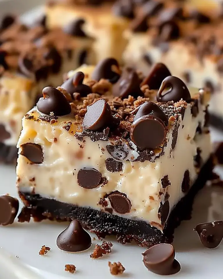 Chocolate Chip Cheesecake Bars: The Ultimate Dessert Recipe