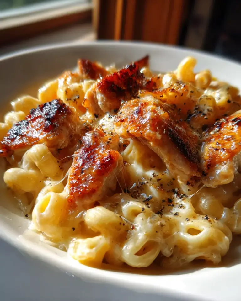 Creamy Honey Pepper Chicken Mac and Cheese – Sweet, Spicy & Cheesy!