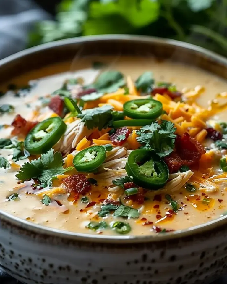 Spicy Jalapeño Popper Chicken Soup Recipe