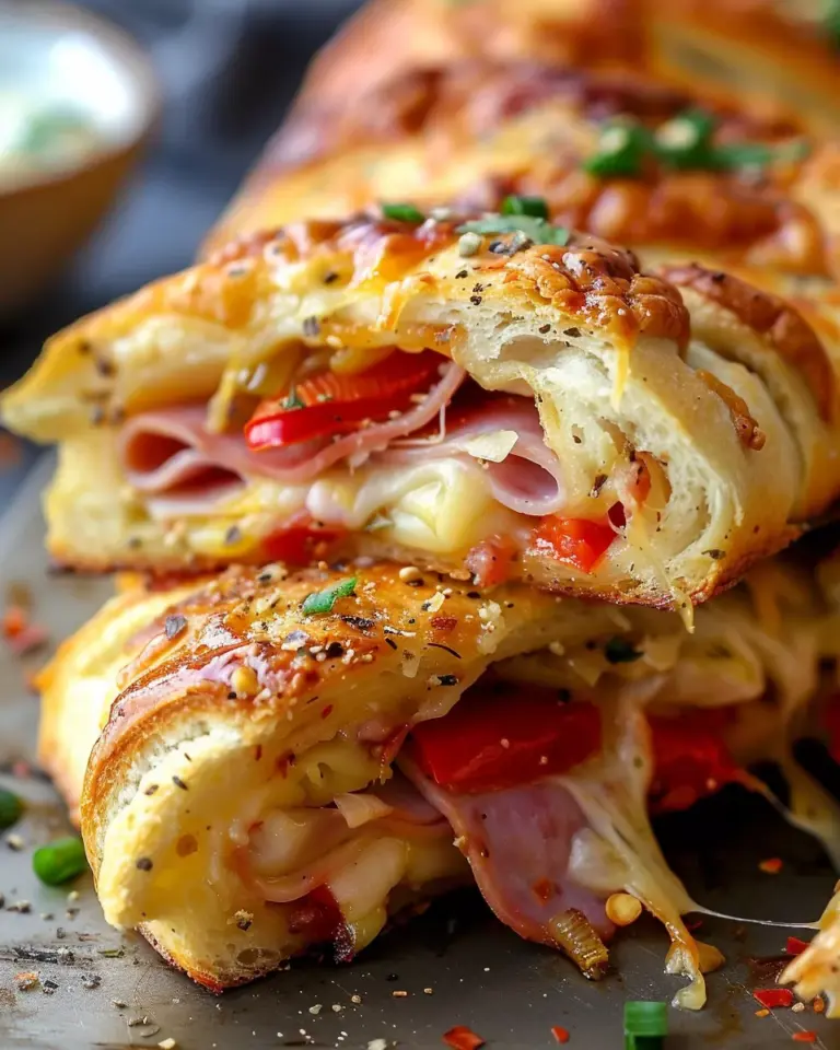 Italian Crescent Roll Sandwich Bake – Easy Party Favorite