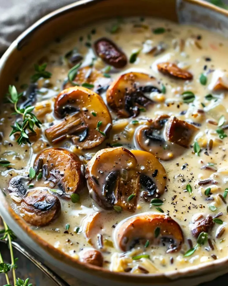 Wild Rice Mushroom Soup