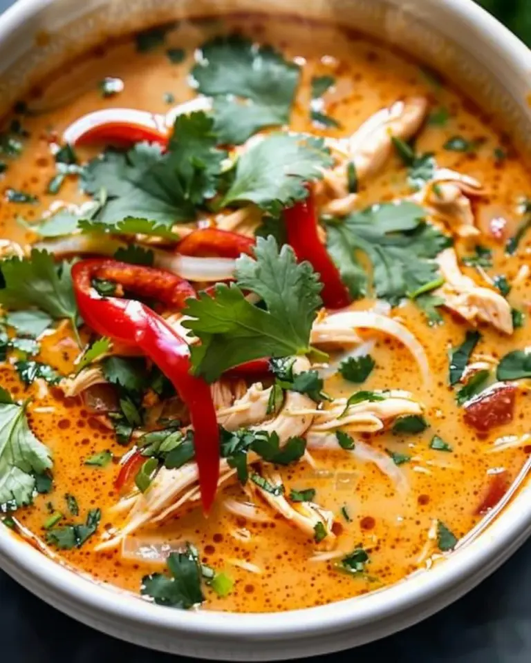 crockpot Thai Coconut Chicken Soup