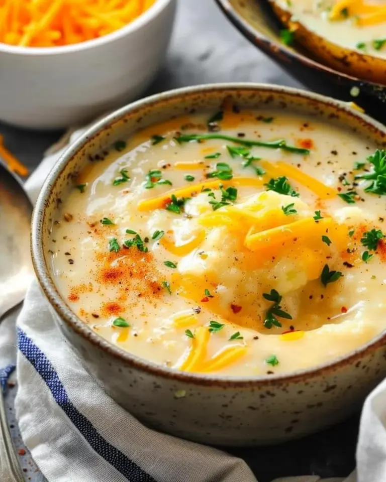 Vegetarian Baked Potato Soup