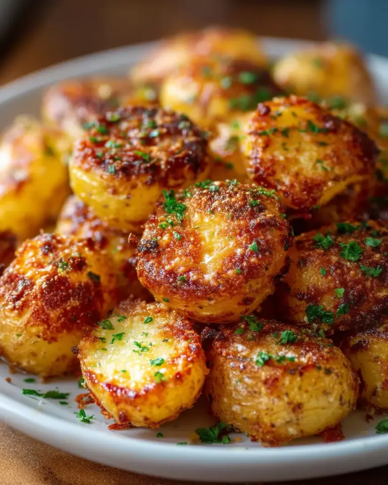 Crispy Parmesan Crusted Baby Potatoes: The Perfect Side Dish