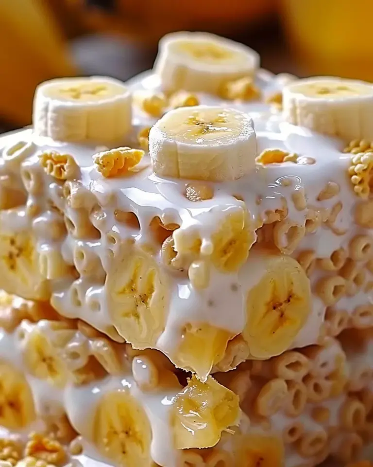 Banana Pudding Rice Krispie Treats