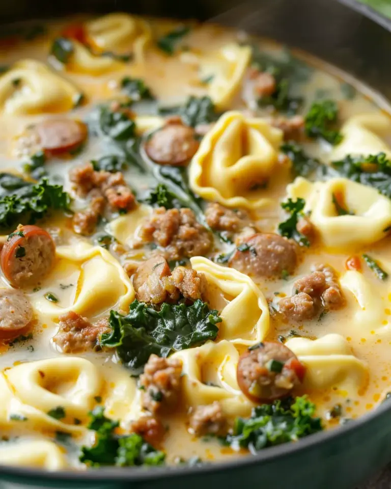 Sausage Tortellini Soup