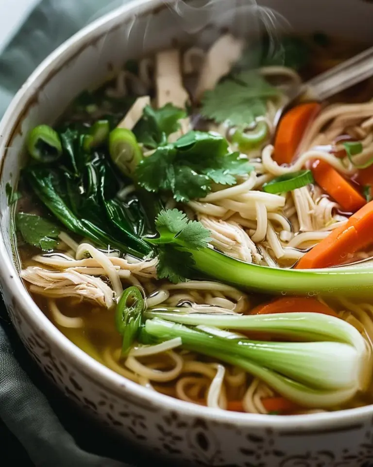 Chinese Chicken Noodle Soup