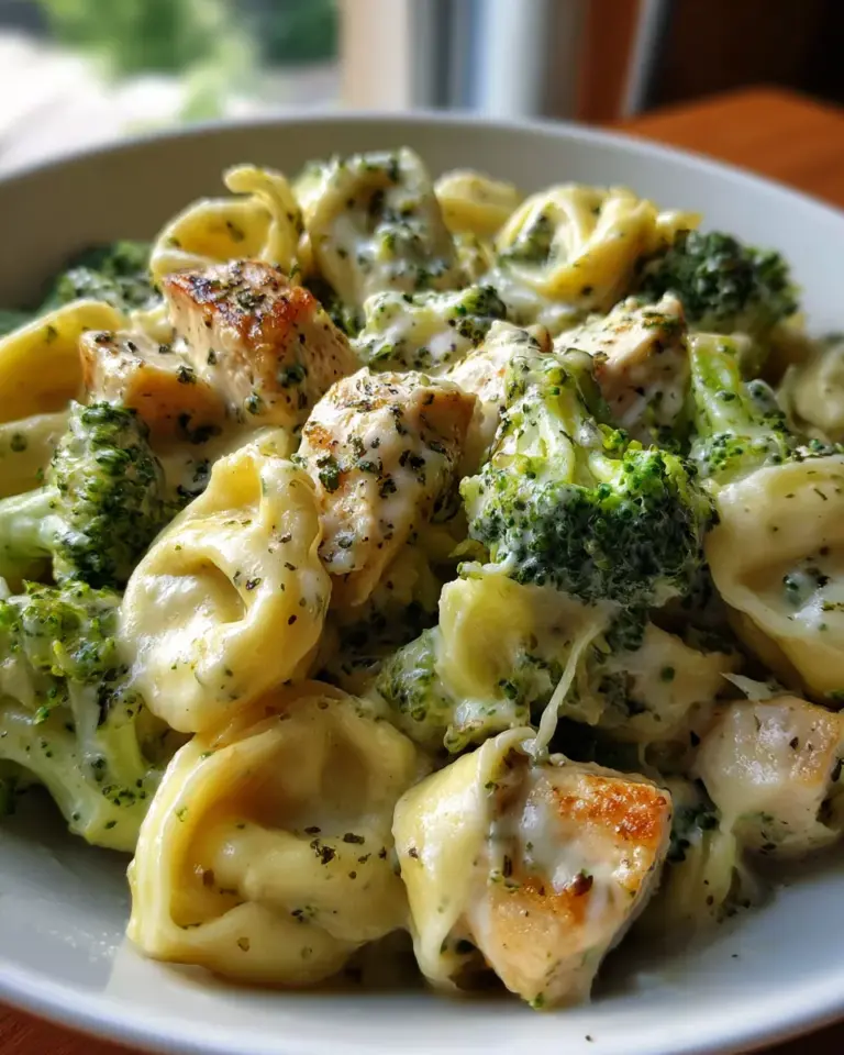 Cheesy Chicken Broccoli Tortellini