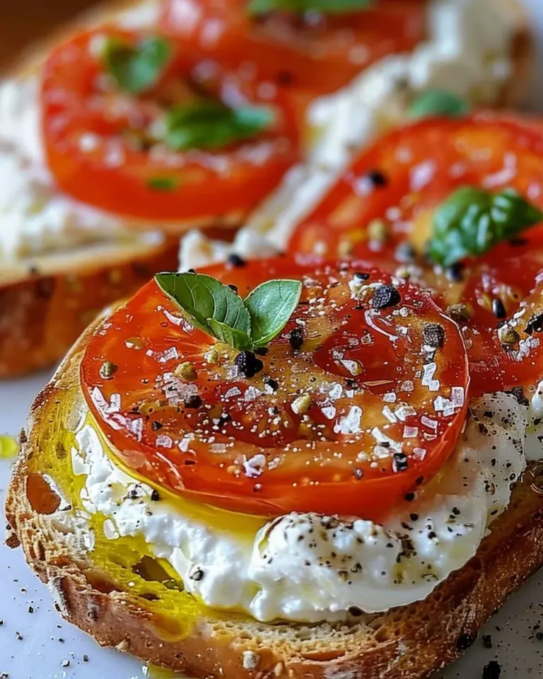 Ricotta and Tomato Sourdough Toast