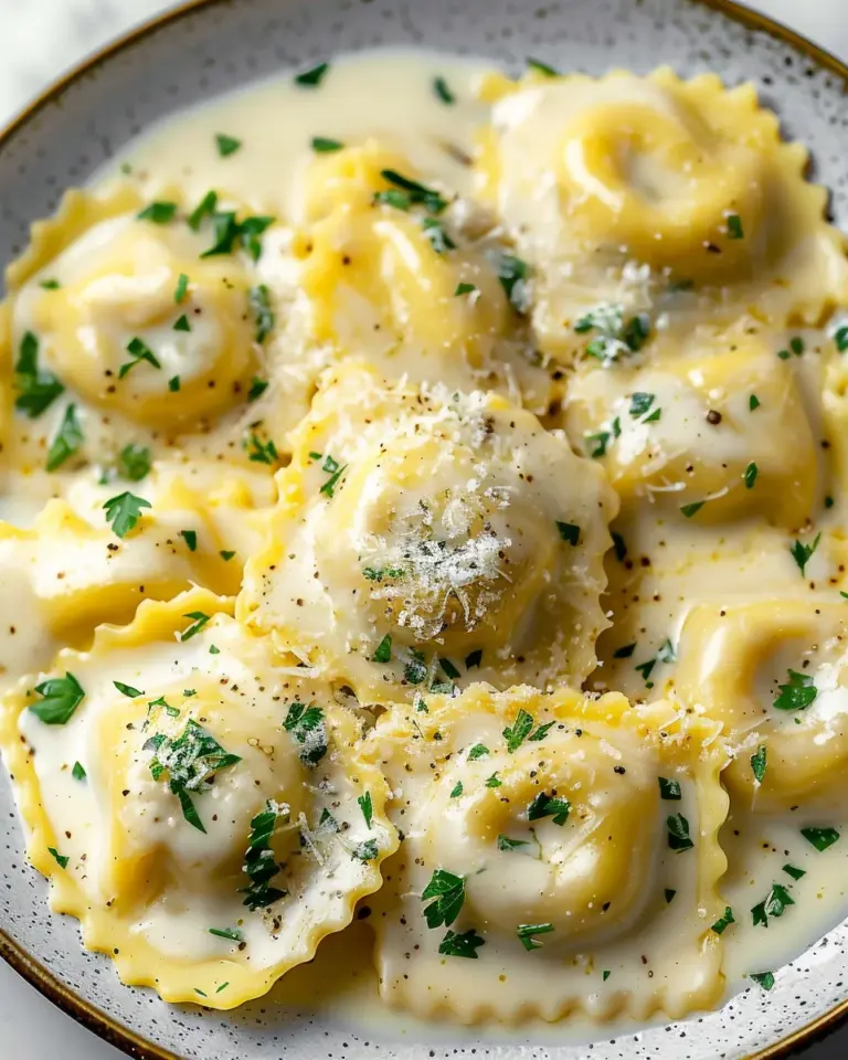 White Wine Cream Sauce for Ravioli
