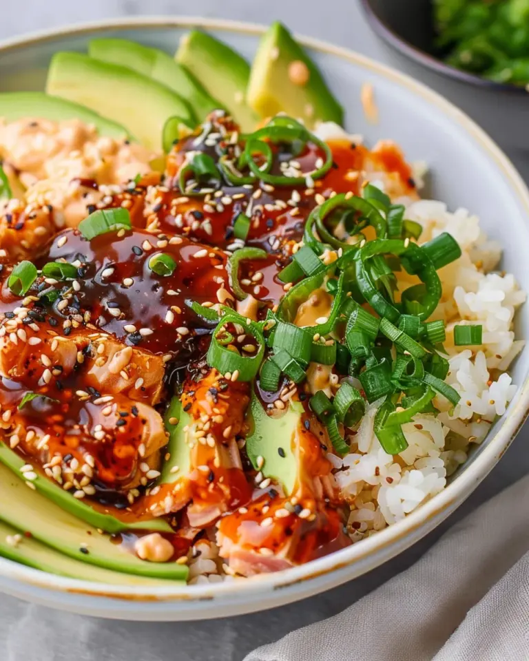 Canned Tuna Sushi Bowl