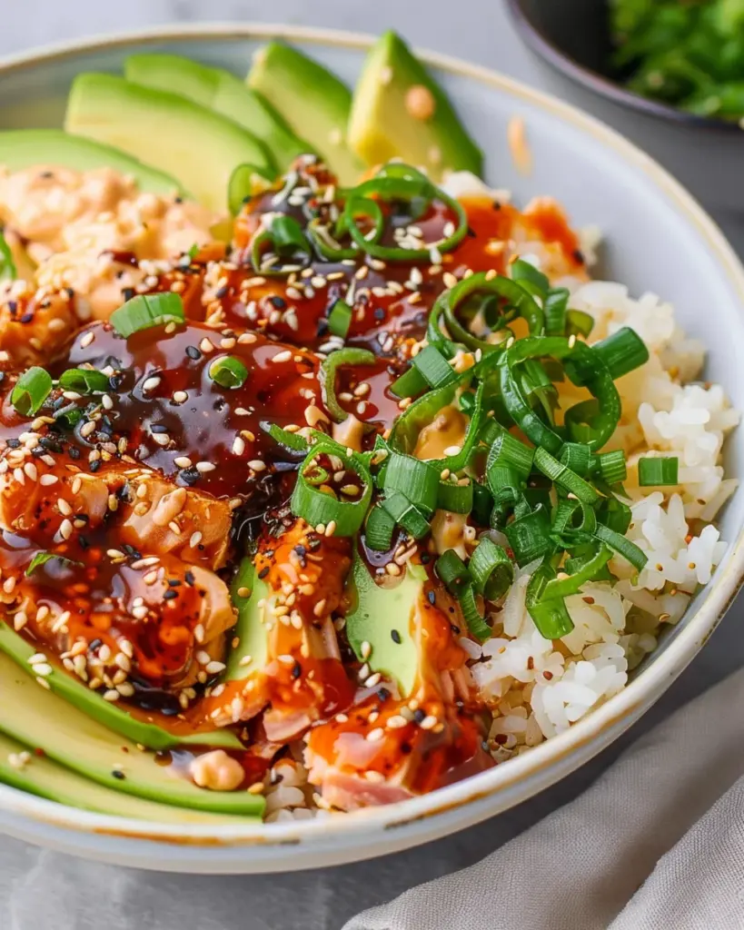 Canned Tuna Sushi Bowl