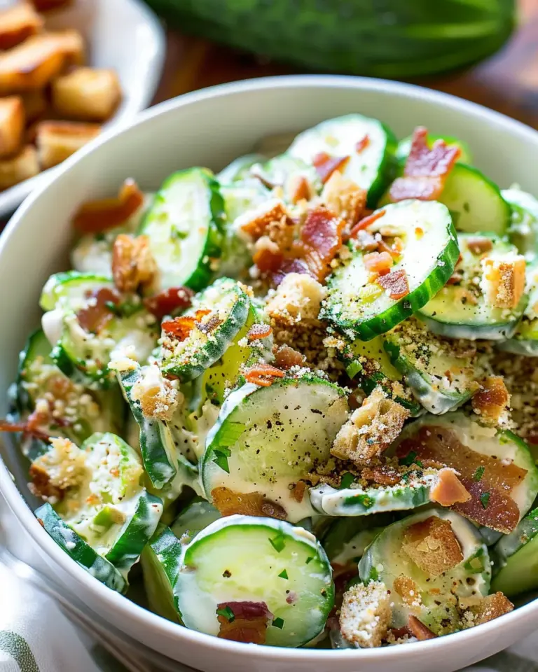 Cucumber Caesar Salad