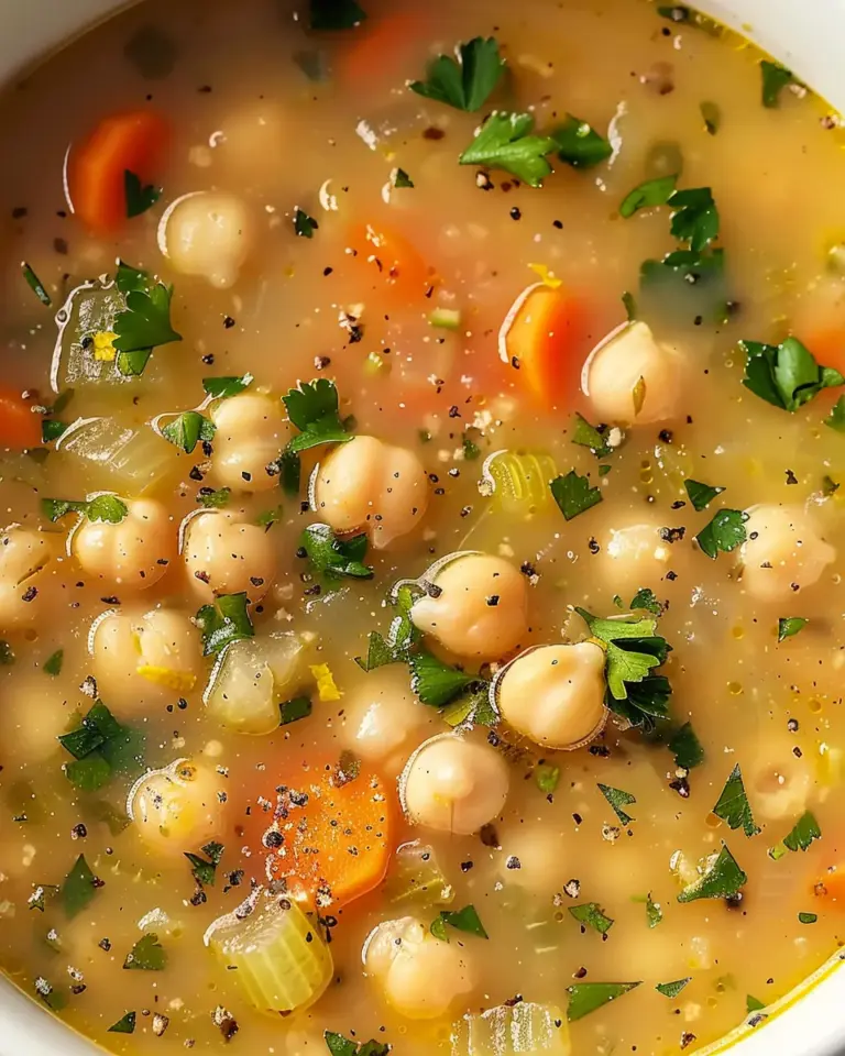 Quick Chickpea and White Bean Soup