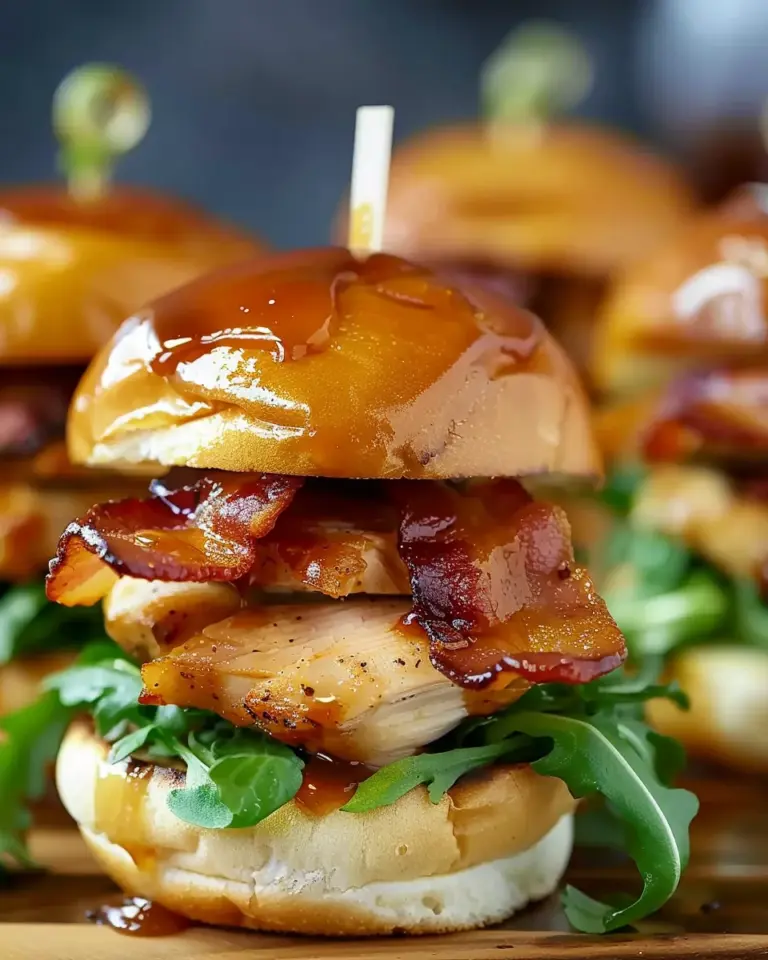 Maple Chicken & Bacon Sliders