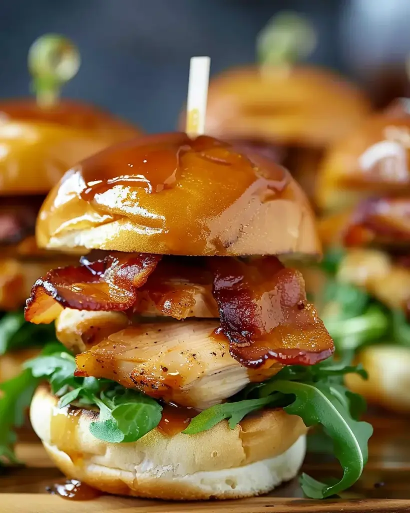 Maple Chicken & Bacon Sliders