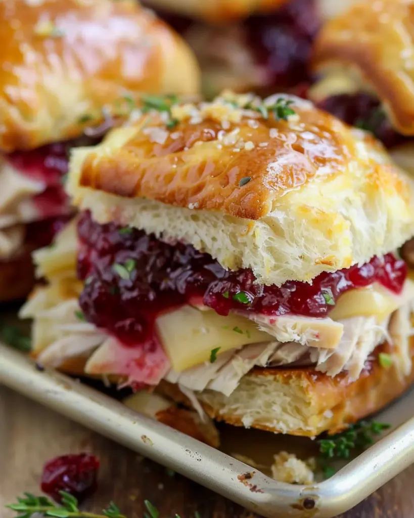Turkey Cranberry Sliders