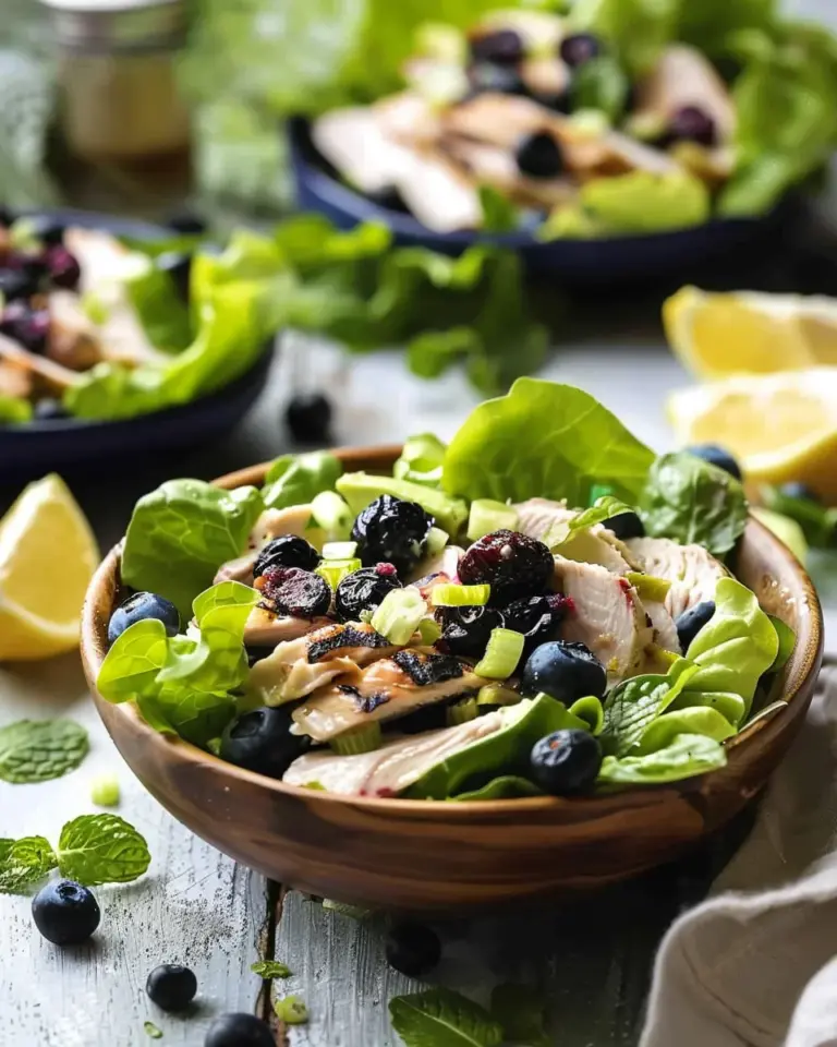 Blueberry Chicken Salad with Rosemary