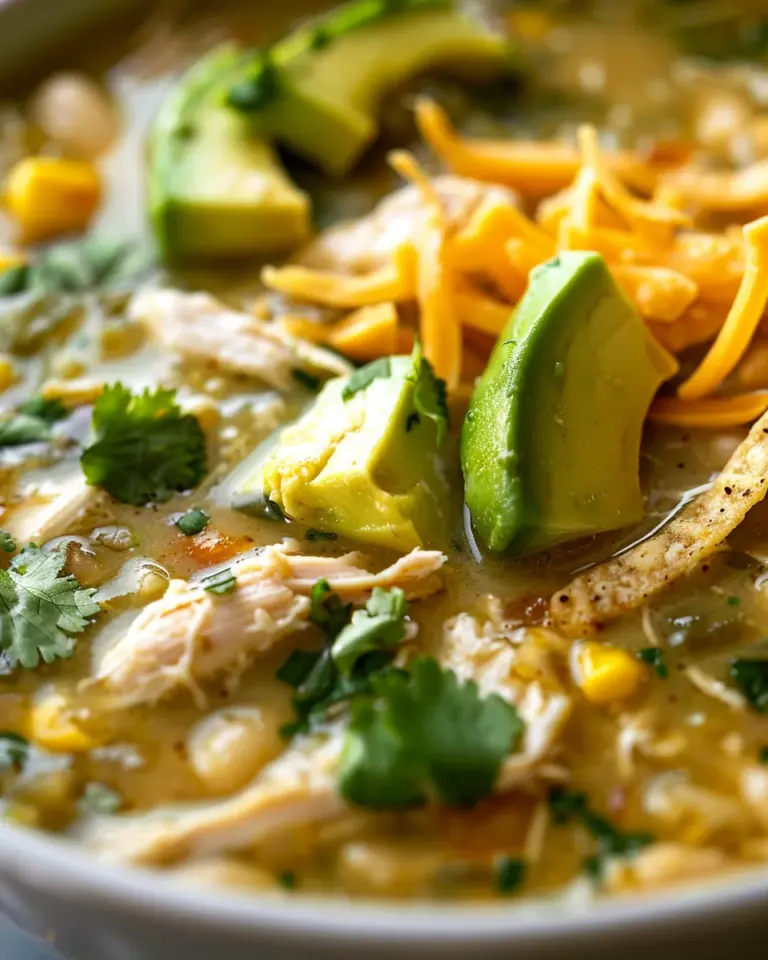 Green Enchilada Chicken Soup Recipe