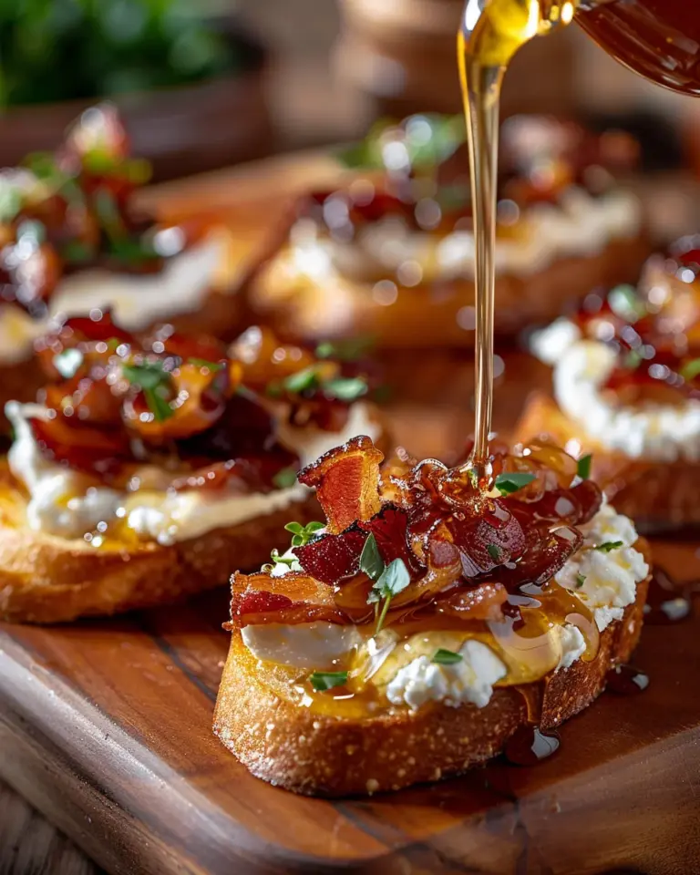 Million Dollar Bacon Crostini