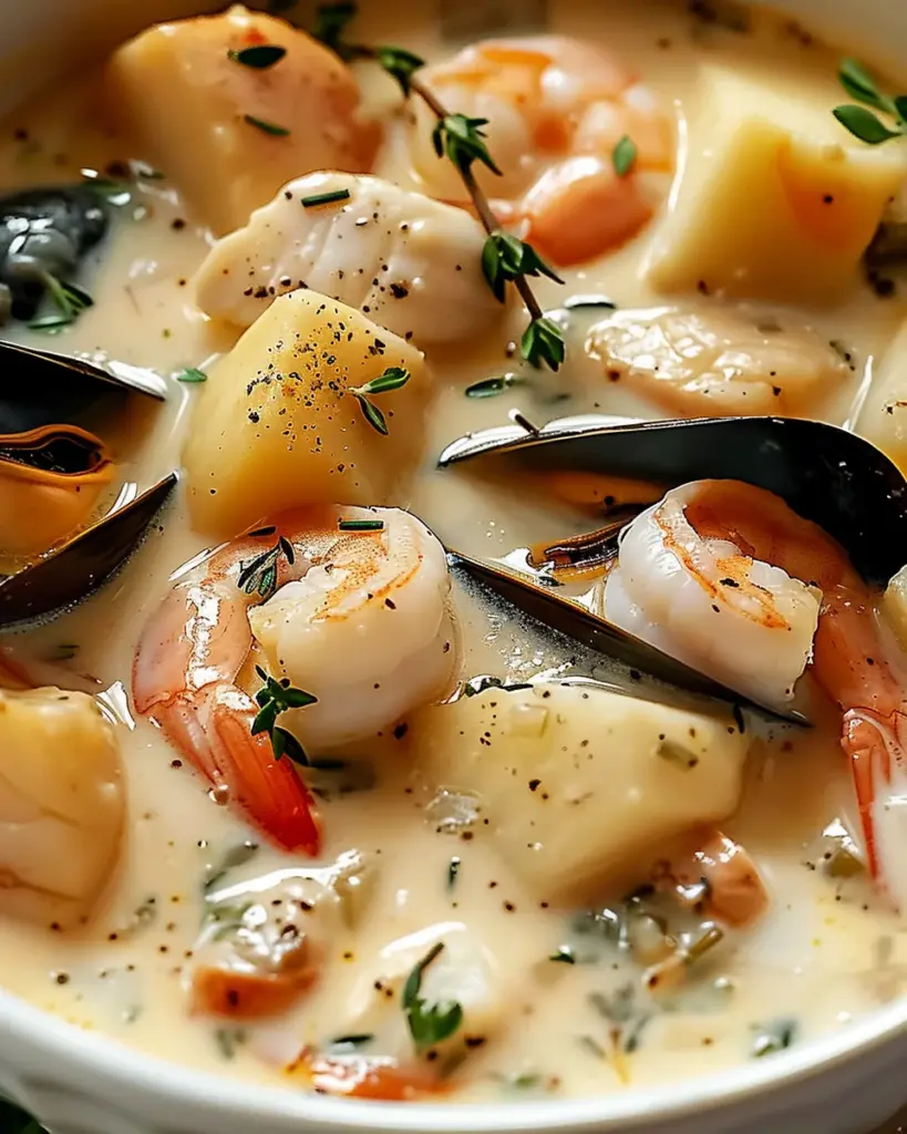 Hearty Nova Scotia Seafood Chowder for Cozy Nights In