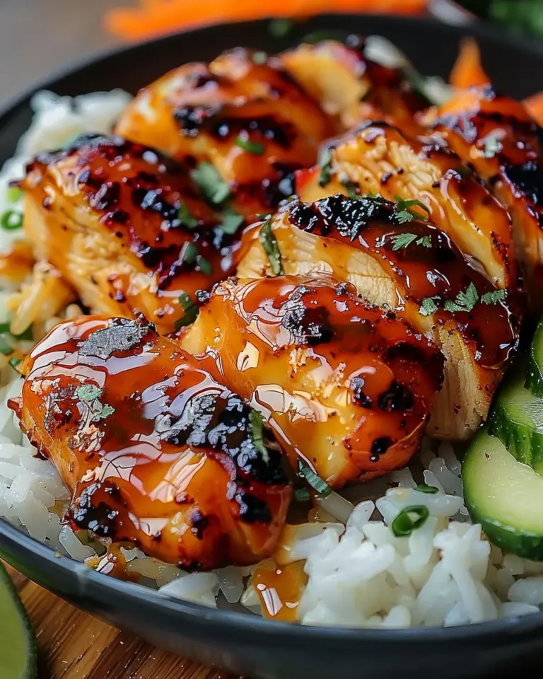 Spicy Maple Chicken and Coconut Rice