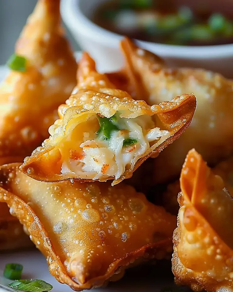 Crab Rangoon – Crab & Cream Cheese Filled Crispy Wontons