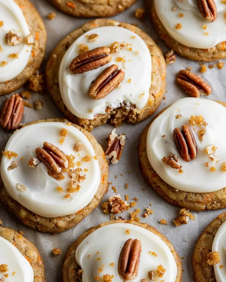 Spiced Crumbl Carrot Cake Cookies Copycat Recipe