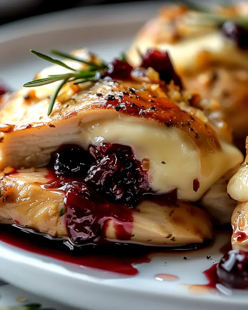 Cranberry Brie Stuffed Chicken: A Show-Stopping Dinner Party Recipe