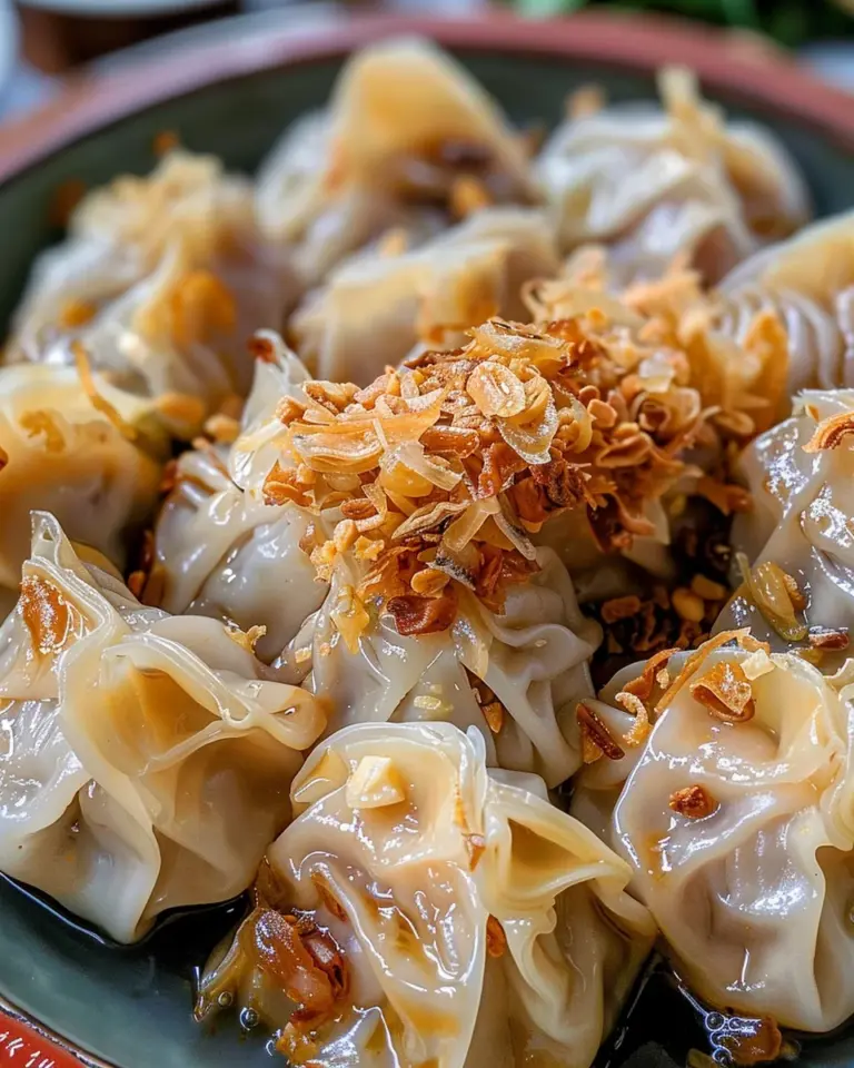 Kanom Jeeb (Thai Dumplings Recipe)