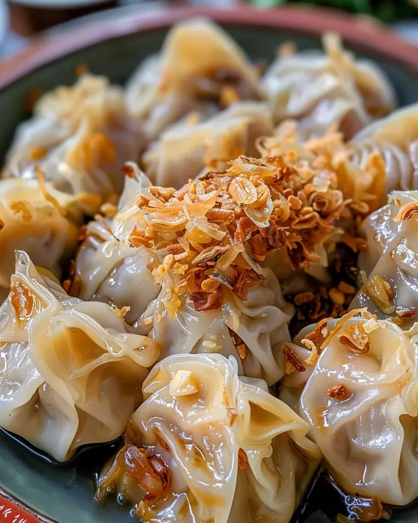 Kanom Jeeb (Thai Dumplings Recipe)