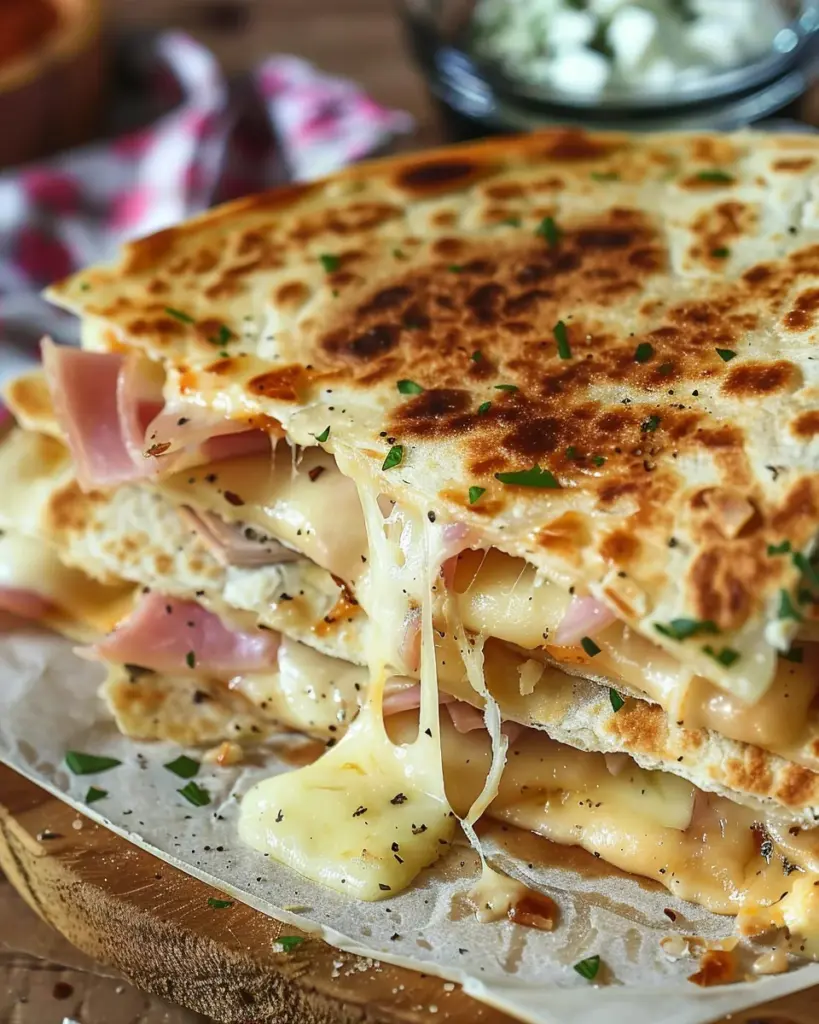 Chicken Cordon Bleu Quesadillas