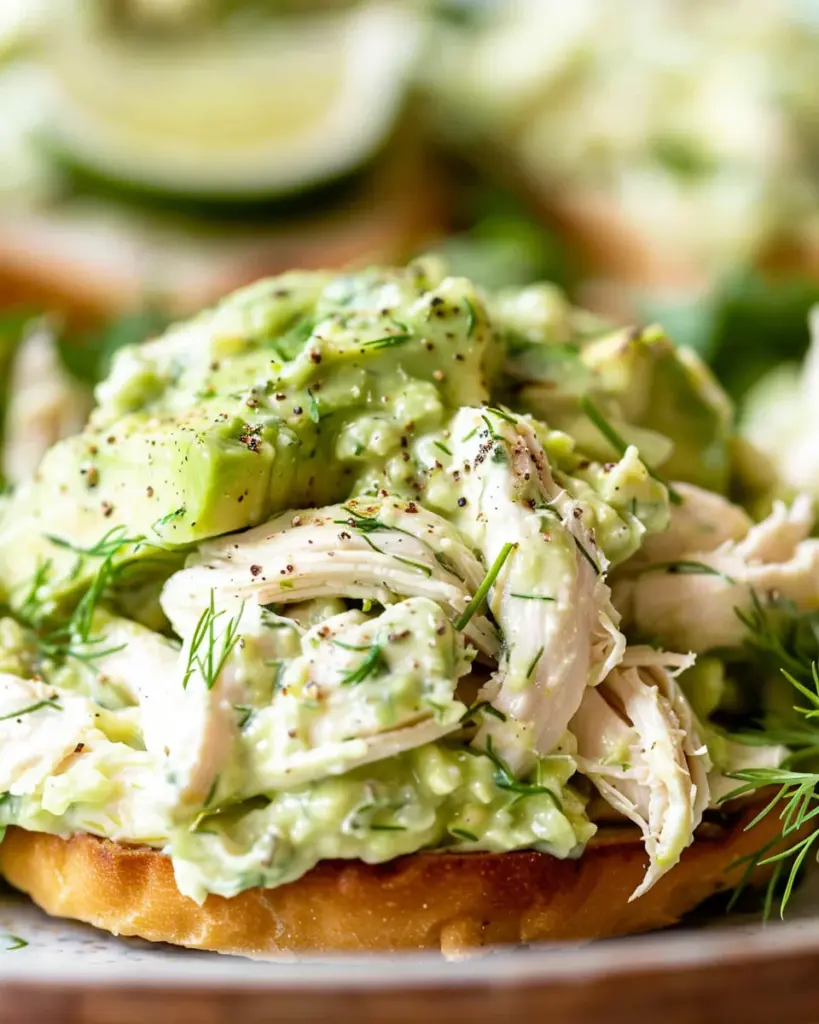 Healthy Greek Yogurt Avocado Chicken Salad Recipe 5 7 1 9