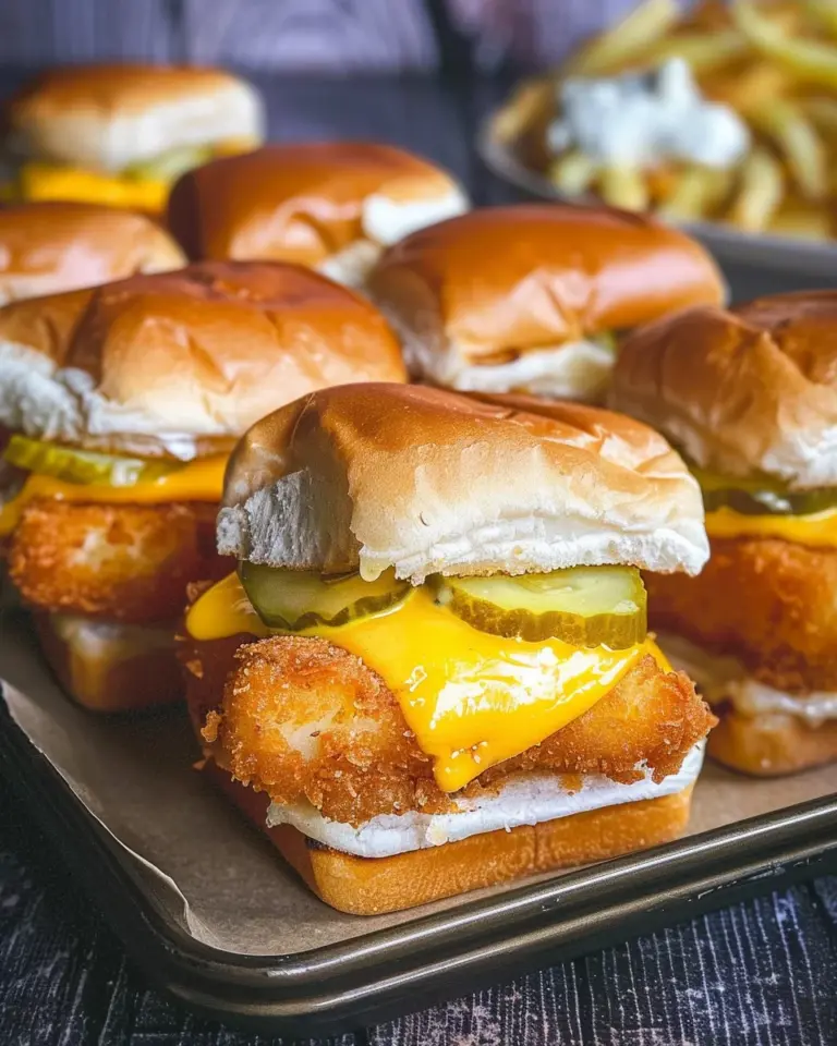Filet-O-Fish Sliders (Fish Burger Sliders)