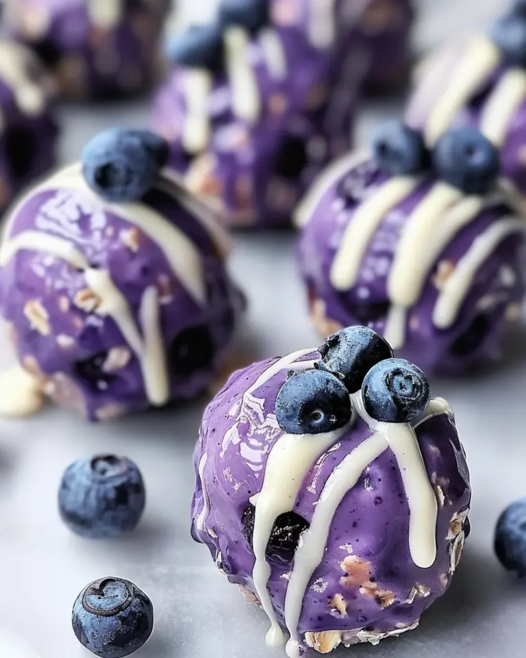 Blueberry Cheesecake Protein Bites – A No-Bake, High-Protein Snack