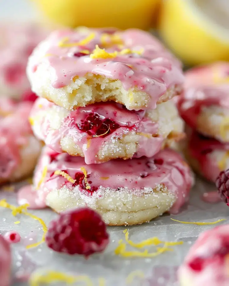 Lemon Raspberry Cookies
