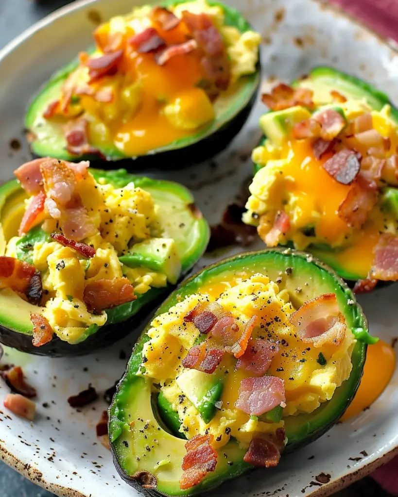 Breakfast Stuffed Avocados