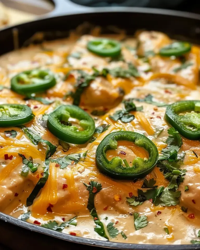 Creamy Jalapeño Chicken Skillet Recipe