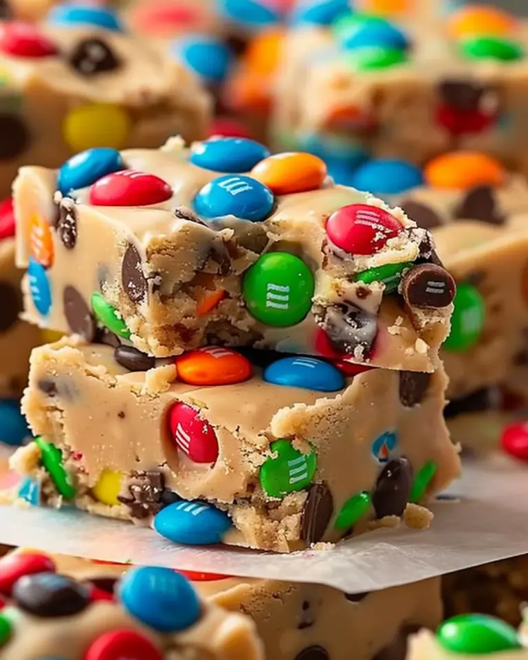 Monster Cookie Dough Fudge
