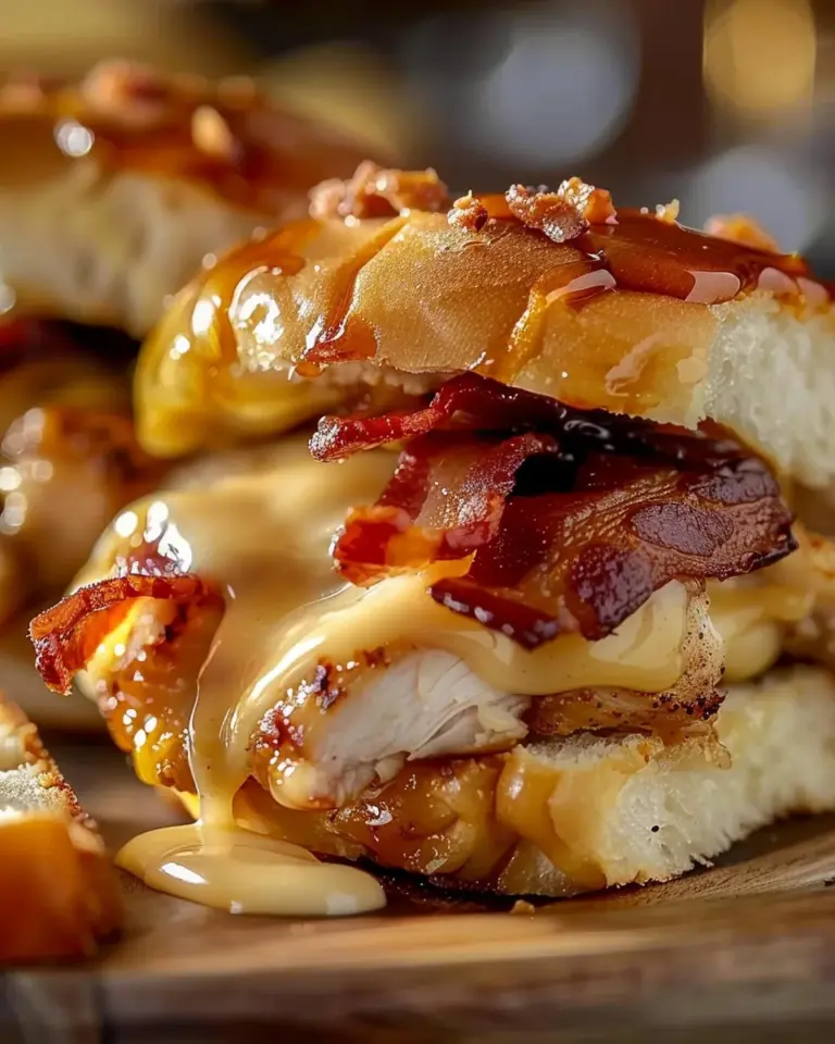Maple Chicken Bacon Sliders