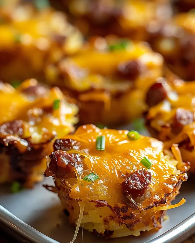 Crispy Hashbrown and Sausage Bites