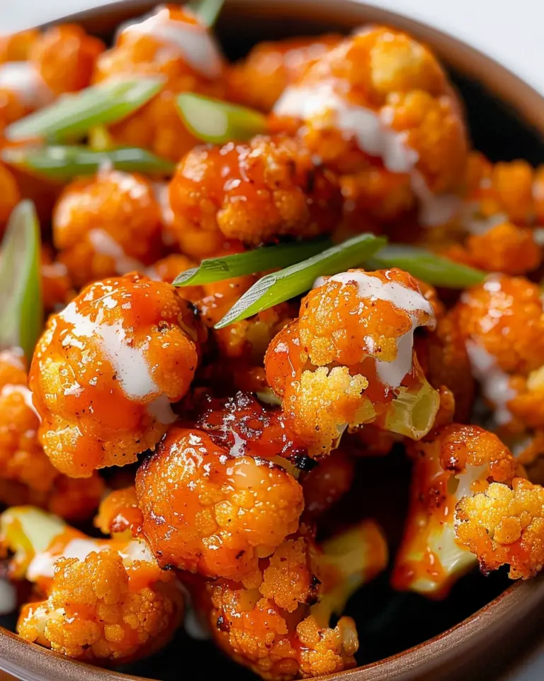 Air Fryer Buffalo Cauliflower