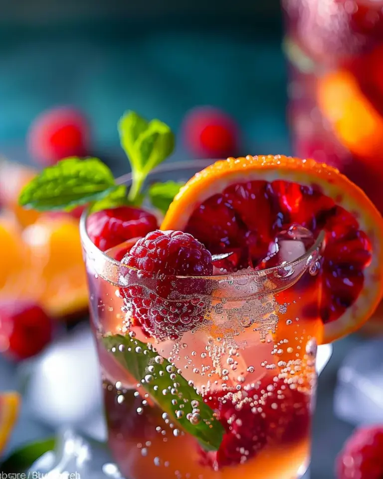 Blood Orange And Raspberry Mojito Recipe