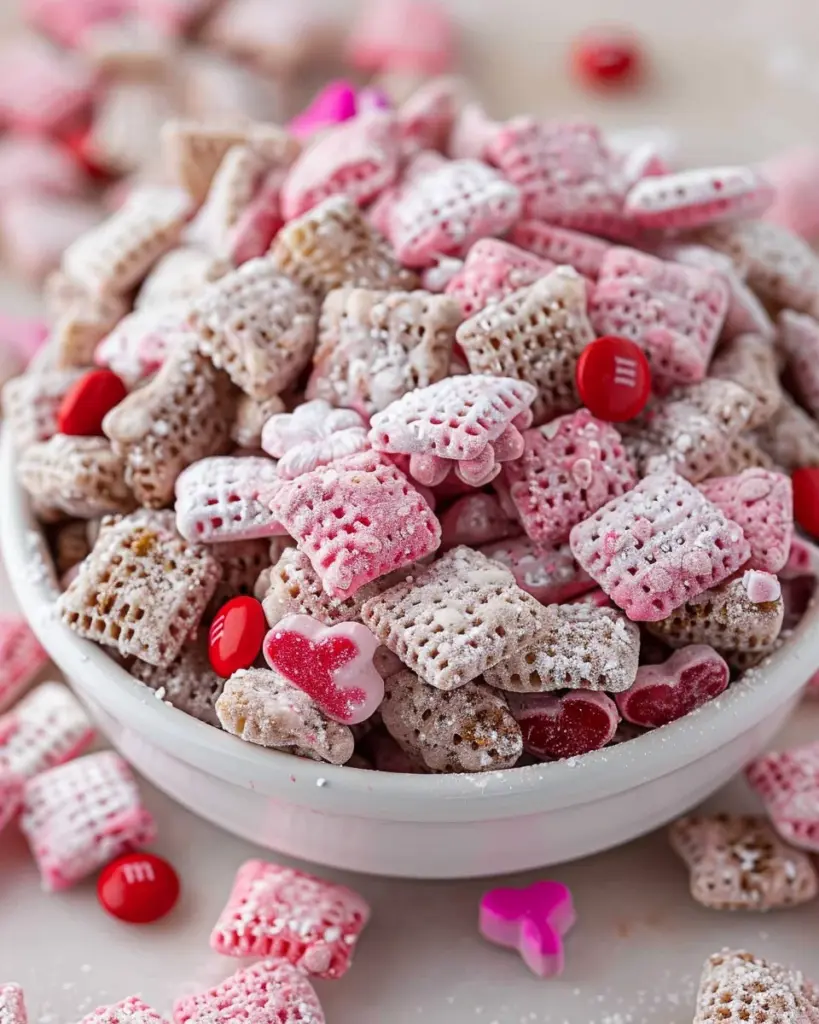 Valentine’s day muddy buddies
